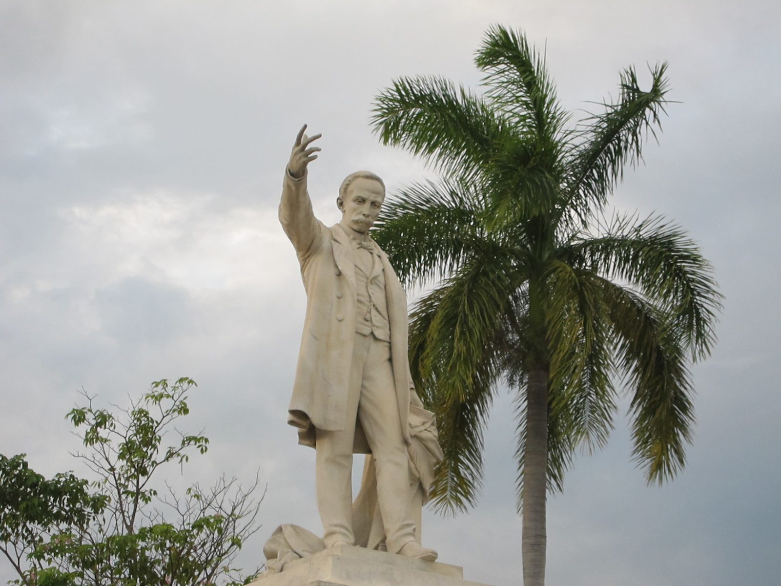 Statue of Jose Marti in the main square of Cienfuegos